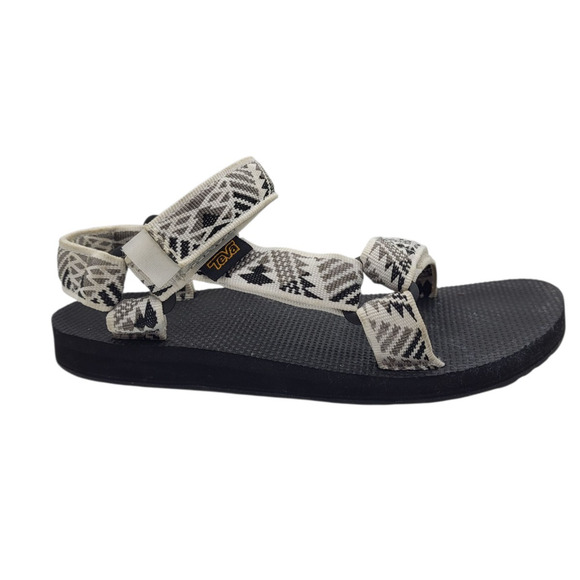 Teva Original Universal Sport Sandals Women's US 5 White Grey Southwestern Vegan - Picture 1 of 12